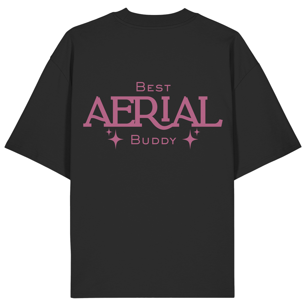 Unisex oversized "best aerial buddy" - Organic Oversize Shirt