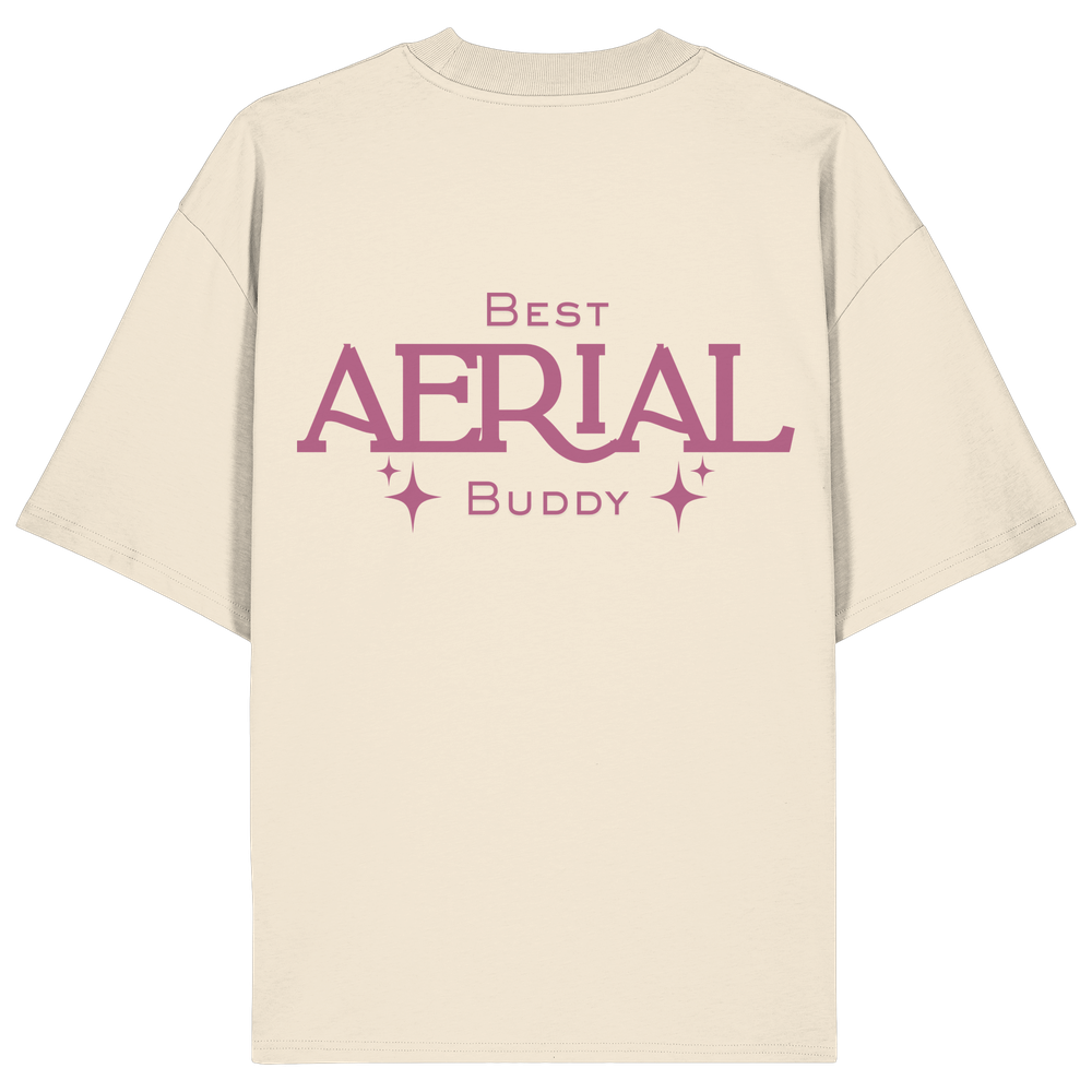 Unisex oversized "best aerial buddy" - Organic Oversize Shirt – Bild 6