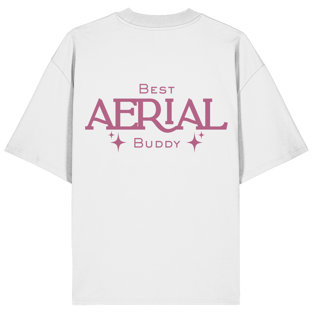 Unisex oversized "best aerial buddy" - Organic Oversize Shirt – Bild 8
