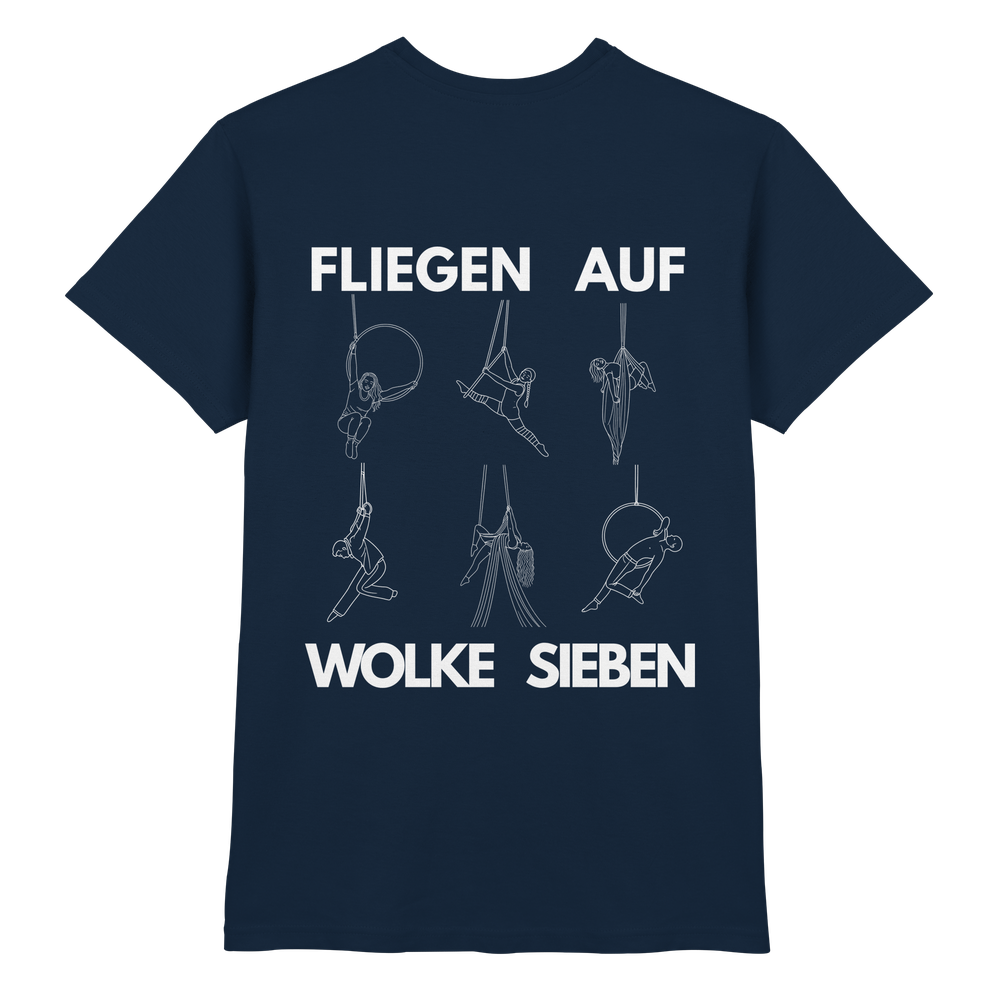 Unisex "fliegen auf wolke sieben" - Premium Shirt – Bild 6